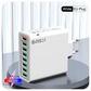 8-poorts USB-oplader