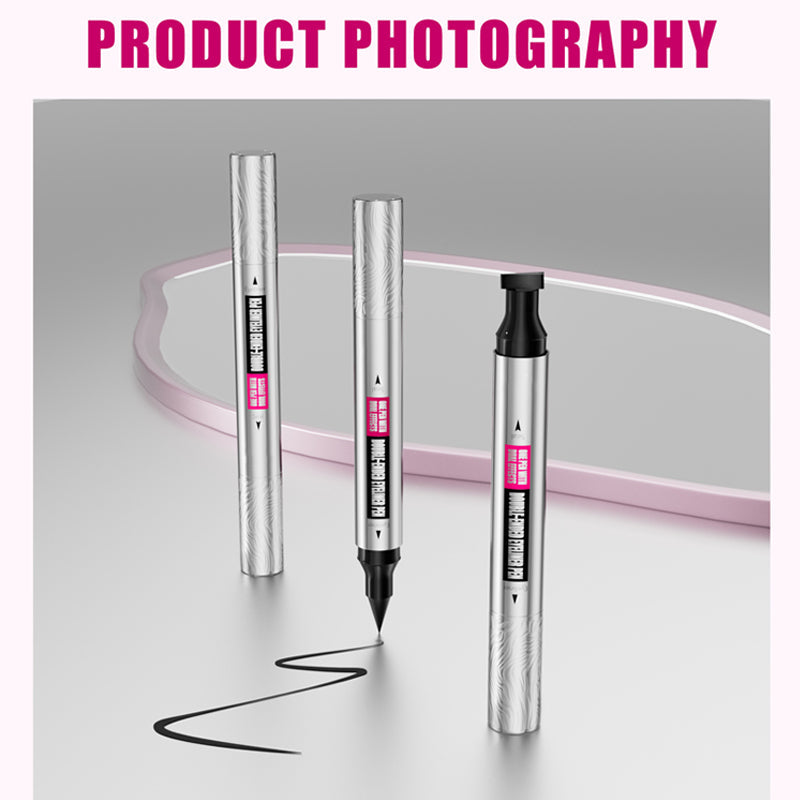 ✨Perfecte winged eyeliner met stempel – voor symmetrische cateyes in een oogwenk!👁️