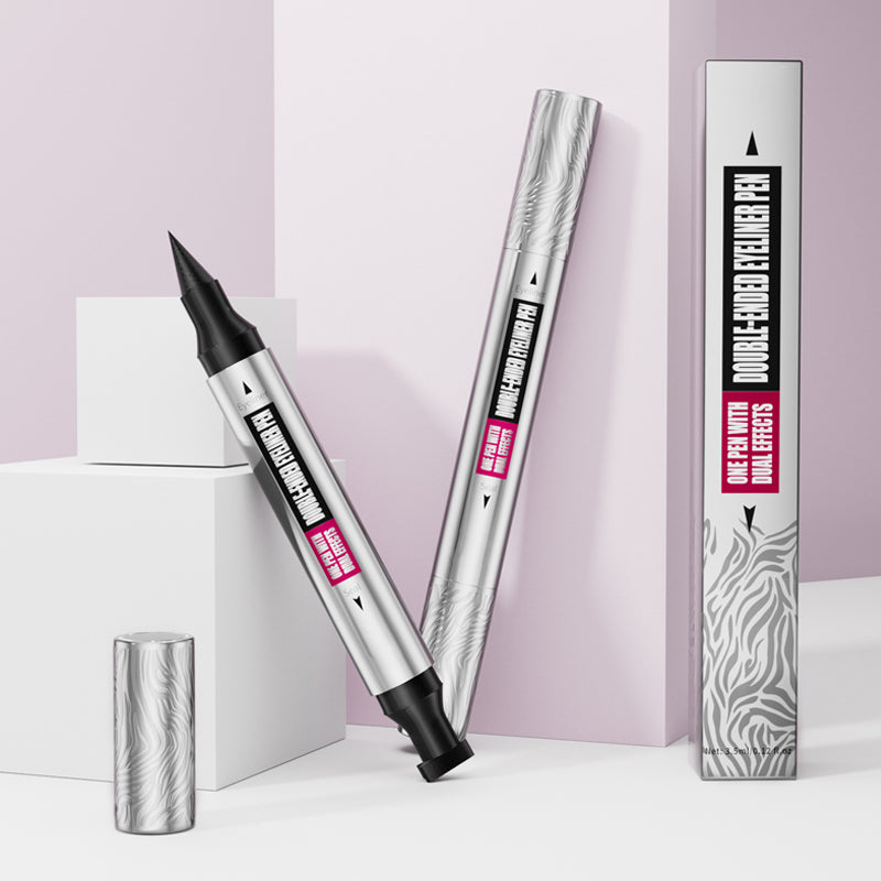 ✨Perfecte winged eyeliner met stempel – voor symmetrische cateyes in een oogwenk!👁️