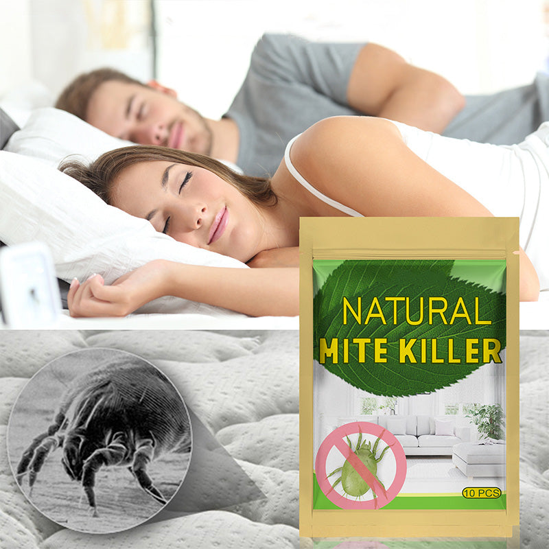 🛡️ Het nummer 1 natuurlijke zakje tegen mijten in de VS – Goedgekeurd door Allergy US • 100% chemicaliënvrij • Veilig voor baby’s, huisdieren en mensen met astma 🛏️✨