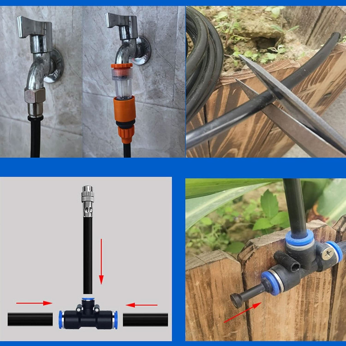 🔥Zomeraanbieding 50% KORTING🚿360° Gebogen Automatisch Tuinberegeningssysteem