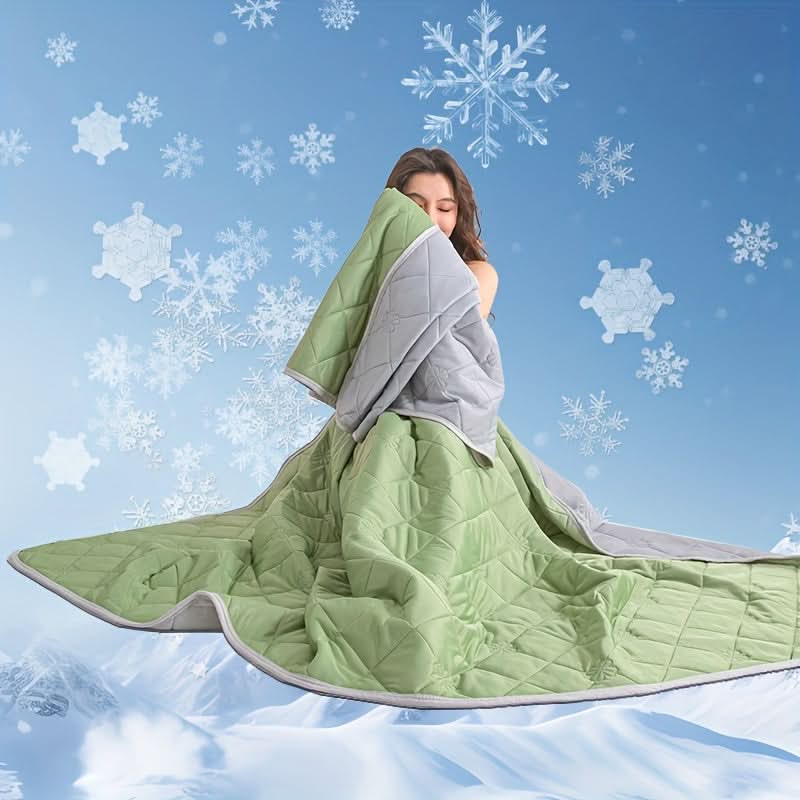 ❄️Ademend bedrukt, wasbaar zomerkoelend dekbed
