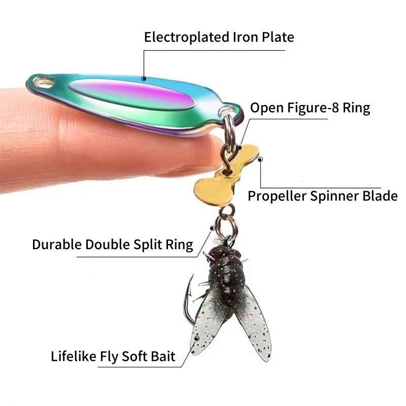 🎣 50% KORTING! ✨ Metalen Propeller Kunstaas – Vislokkend & Duurzaam ✨