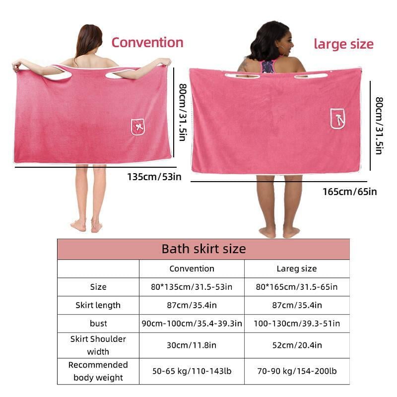 💖Perfektes Geschenk – saugfähiges Badetuch aus Korallenfleece🌸
