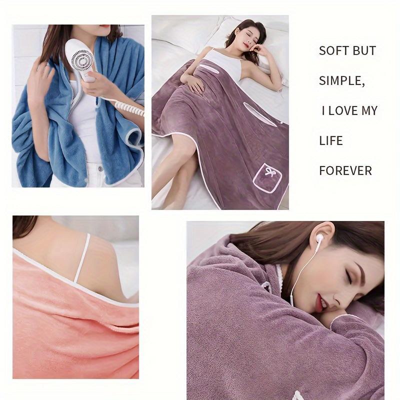 💖Perfektes Geschenk – saugfähiges Badetuch aus Korallenfleece🌸