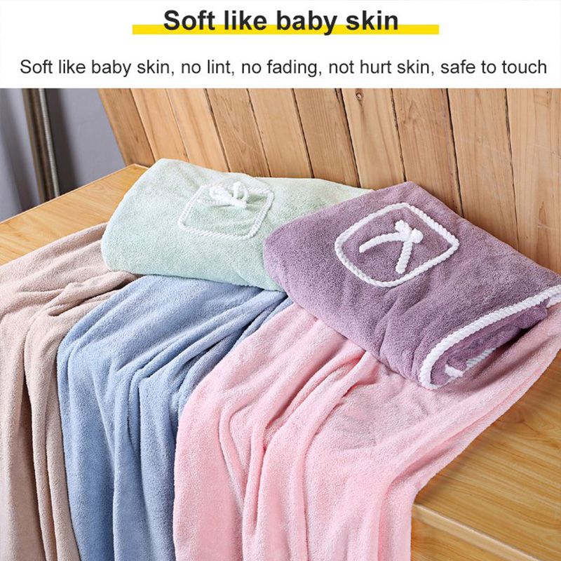 💖Perfektes Geschenk – saugfähiges Badetuch aus Korallenfleece🌸