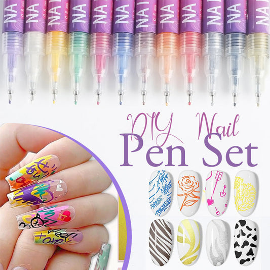 🎁Set van 12 nagelpennen