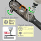 19mm offsetadapter met 17/21mm doppen