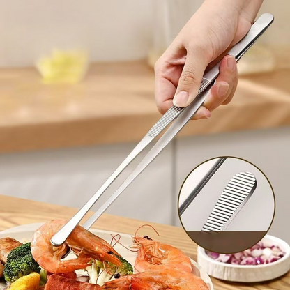 🔥Multifunctionele roestvrijstalen antislip-barbecue- en baktang