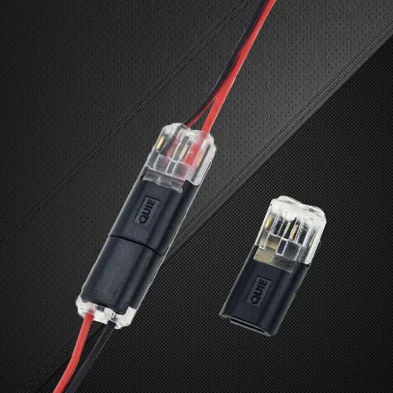 Dubbele Draadstekker met Vergrendelingsgesp - 50/100 Stuks Push-in Connector 0,08-2,5mm²