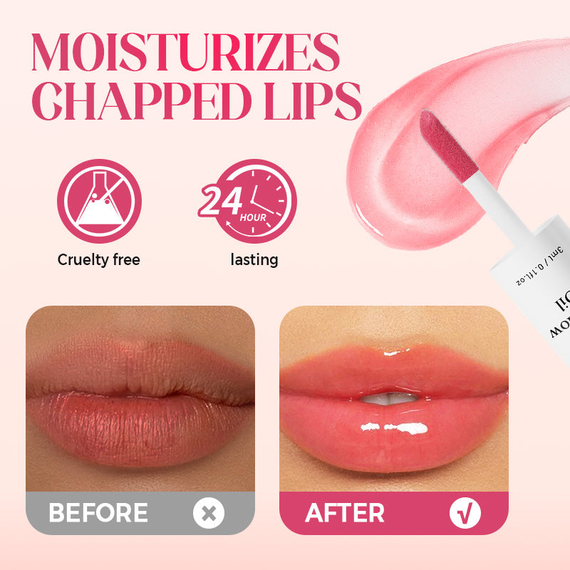 Hydraterende Lipgloss met 24u Hydratatie - Glanzende Lip Glow Oil Lippenstift