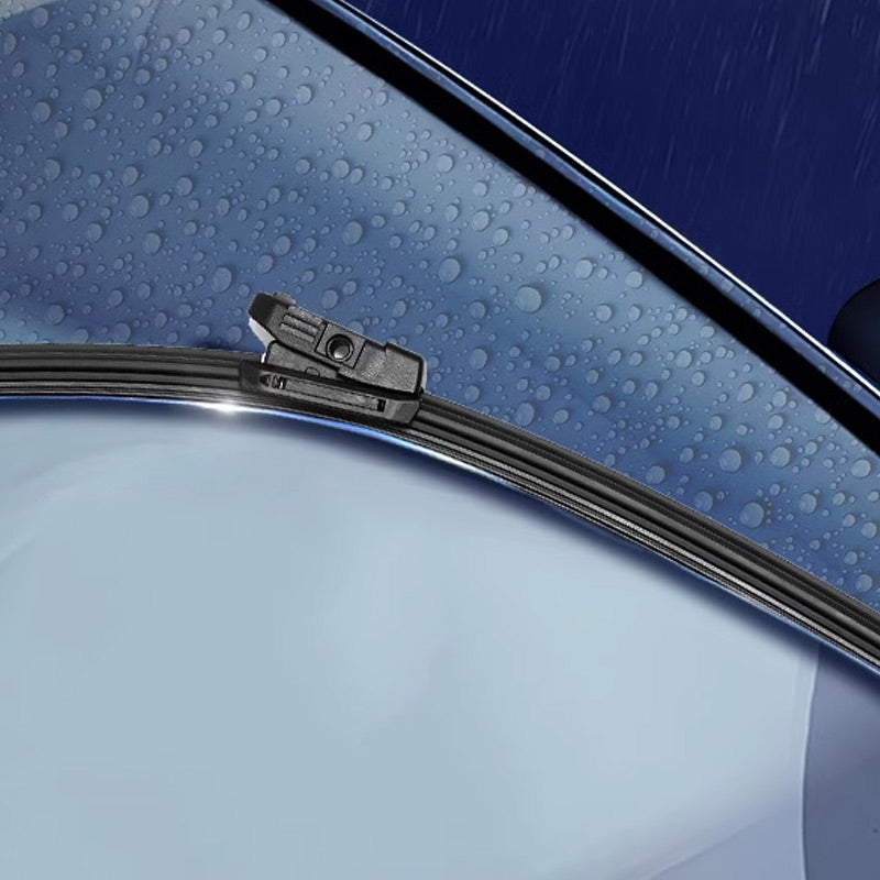 🚗Multifunctionele dubbel rubberen strip ruitenwisser zonder frame