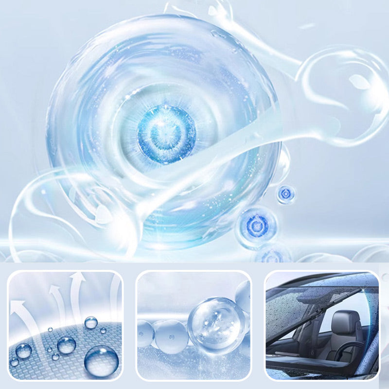 Glasreiniger voor het interieur van de auto