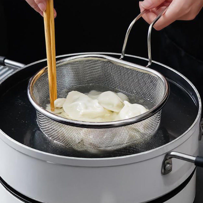 🥄 Roestvrijstalen zeef met handvat