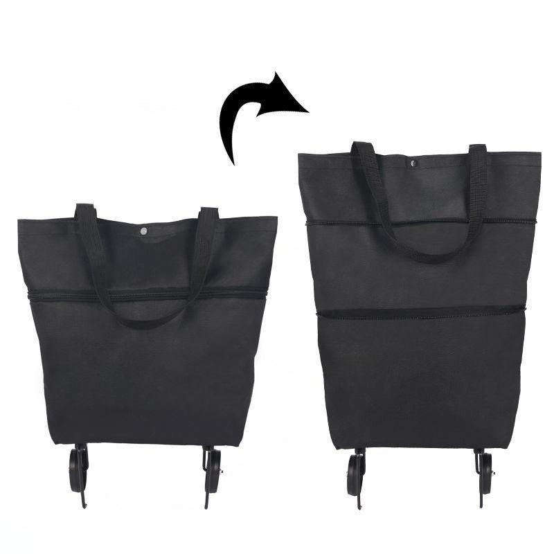 🔥 2-in-1 opvouwbare boodschappentas