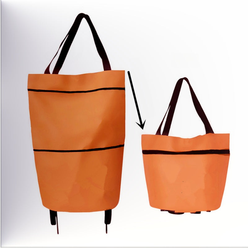 🔥 2-in-1 opvouwbare boodschappentas