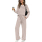 💥Uitverkoop 50% korting👗Dames casual set: top en broek met trekkoord