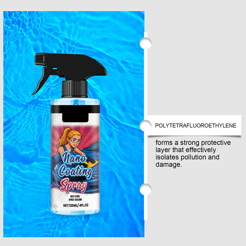 🚗Effectieve polijstspray voor auto met doek💧