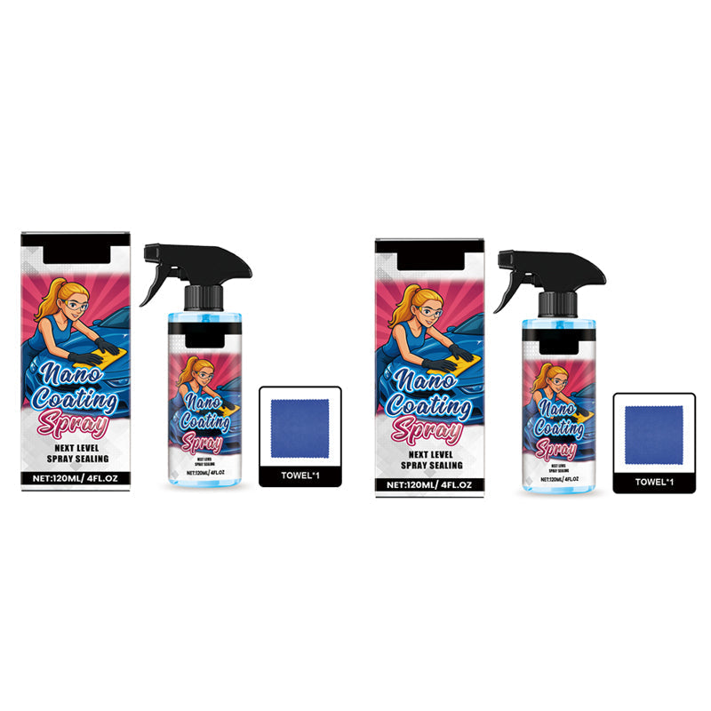 🚗Effectieve polijstspray voor auto met doek💧