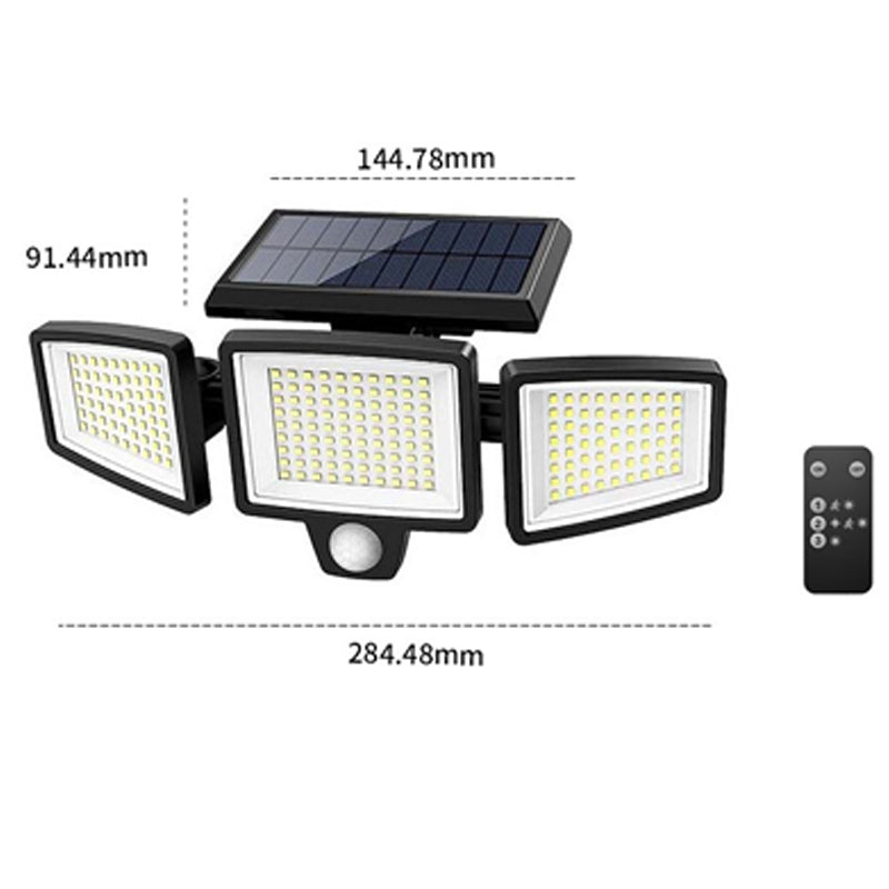 ☀️ Zonne-energie buitenlamp met afstandsbediening💧
