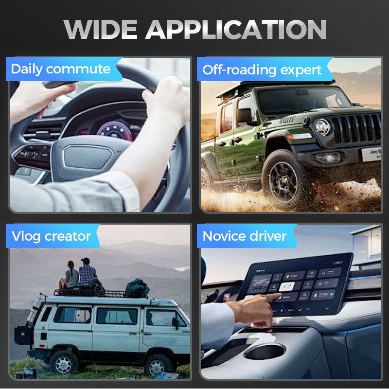 🚗Slimme draadloze dashcam met touchscreen✨