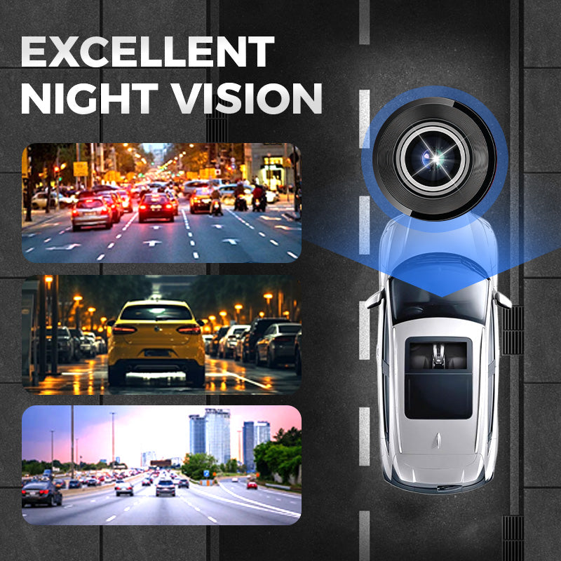 🚗Slimme draadloze dashcam met touchscreen✨