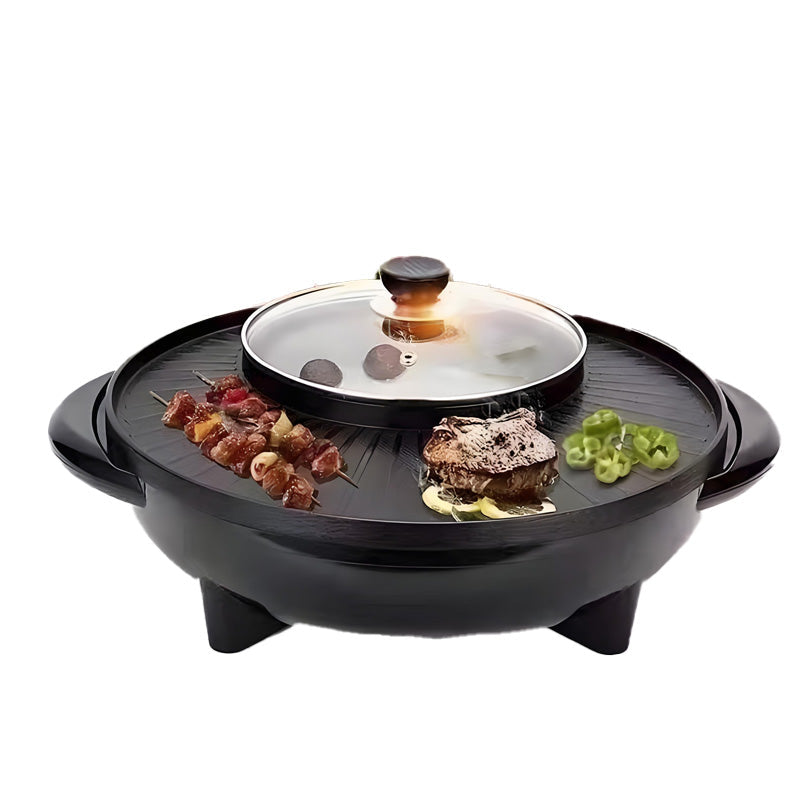 🍳Multifunctionele pan met grill en hotpot🔥