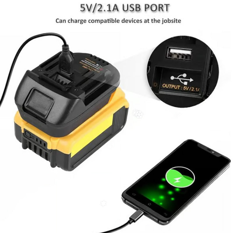 ⚡Lithium Accu Adapter voor 18V gereedschappen