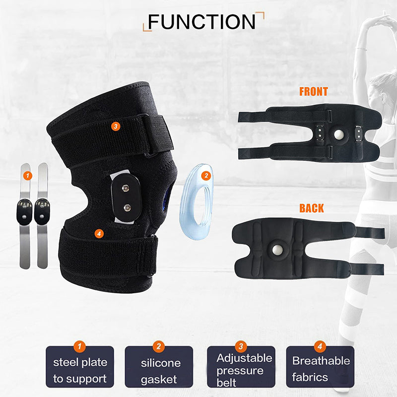 🦵 Ademende en verstelbare kniebrace – Lichte gewrichtssteun voor sport en het dagelijks leven, optimaal comfort 🏃‍♂️📦