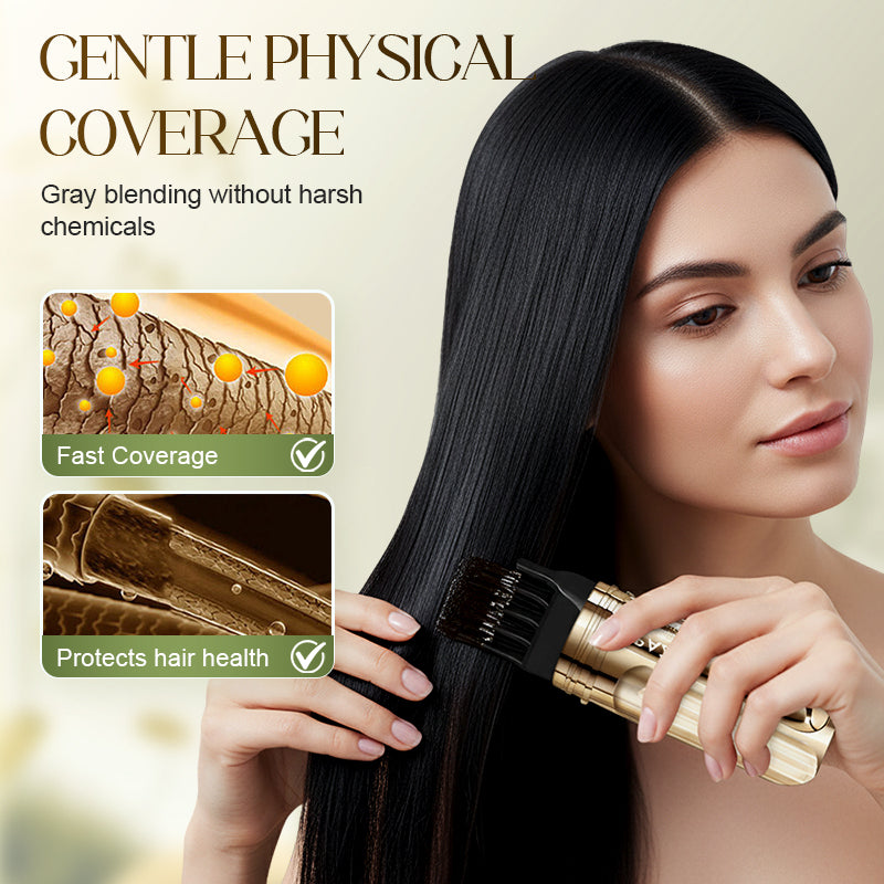 ✨KOOP 2 KRIJG 1 GRATIS✨2-in-1 handige haarverfkam voor grijs haar🌿