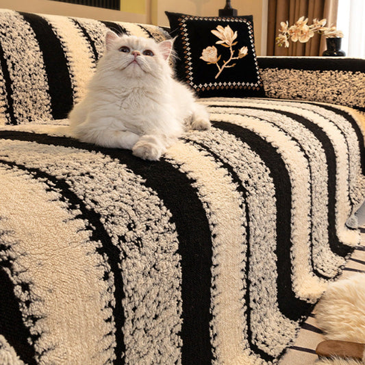🔥Enorme kortingen✨Pluche Bankhoes met Antislip - Zacht en Krasbestendig, Machinewasbaar en Perfect voor Huishoudens met Dieren🛋️🐾