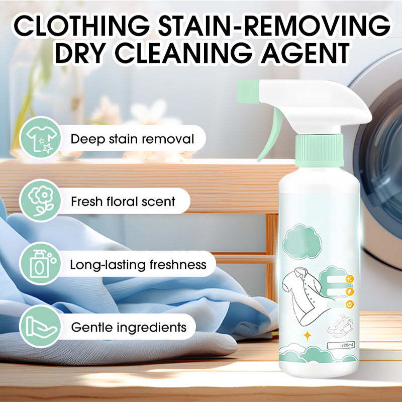 🎉Nieuwjaars Cadeau 46% KORTING!✨Kledingvlekverwijderaar Spray – Diepwerkend Reinigen & Langdurige Frisheid!
