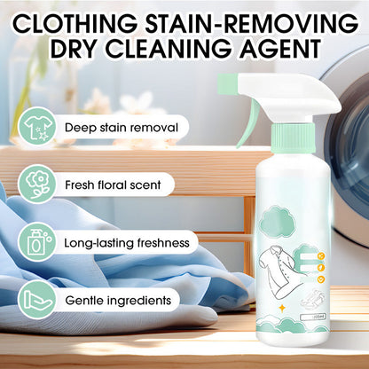 🎉Nieuwjaars Cadeau 46% KORTING!✨Kledingvlekverwijderaar Spray – Diepwerkend Reinigen & Langdurige Frisheid!