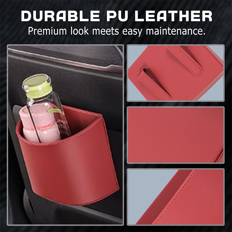 🚗✨ 50% KORTING! Premium PU-leer, robuuste clip, en hij slikt álles – van koffiebeker tot zonnebril. Deze bekerhouder maakt van jouw auto een georganiseerde luxe coupé.