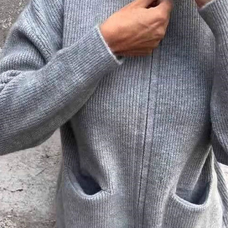 🔥Zachte & warme gebreide damesjas met rits – pluist niet🧥