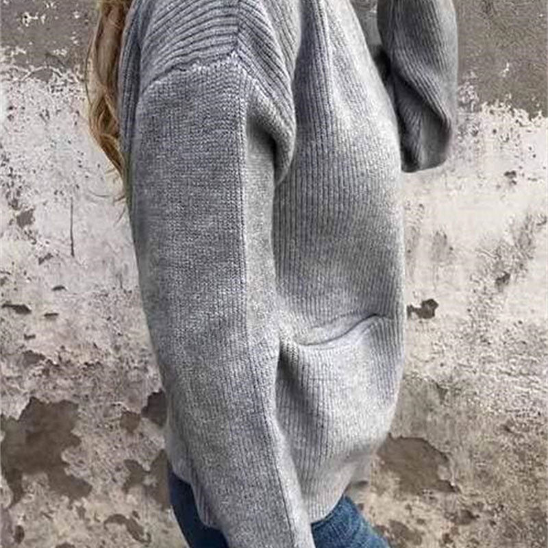 🔥Zachte & warme gebreide damesjas met rits – pluist niet🧥