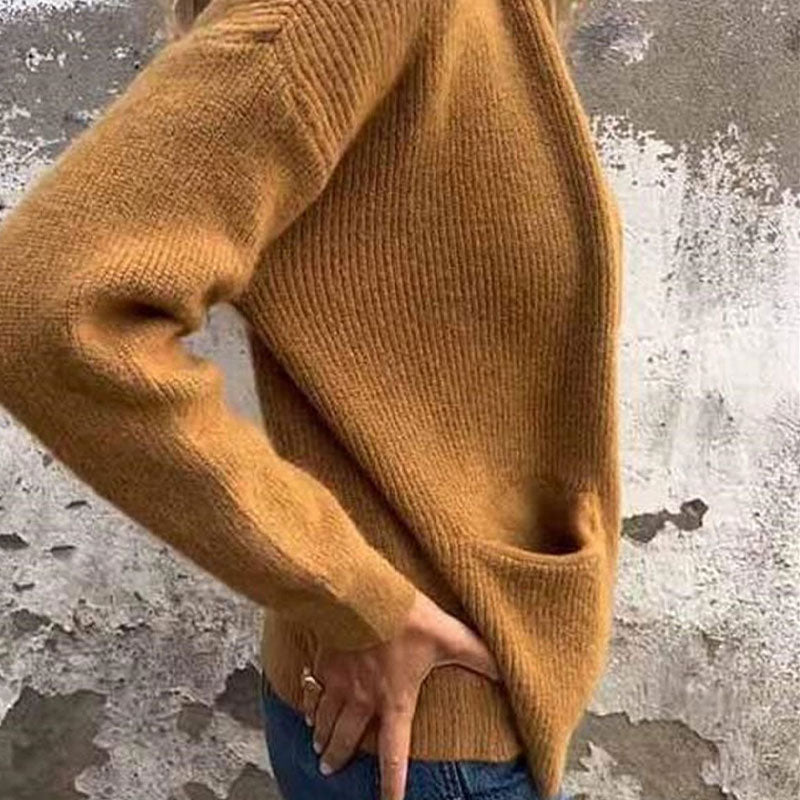 🔥Zachte & warme gebreide damesjas met rits – pluist niet🧥