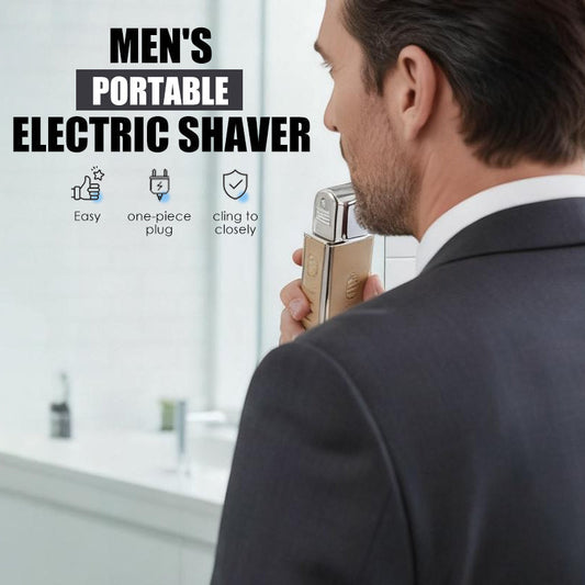 Draagbaar elektrisch scheerapparaat voor mannen