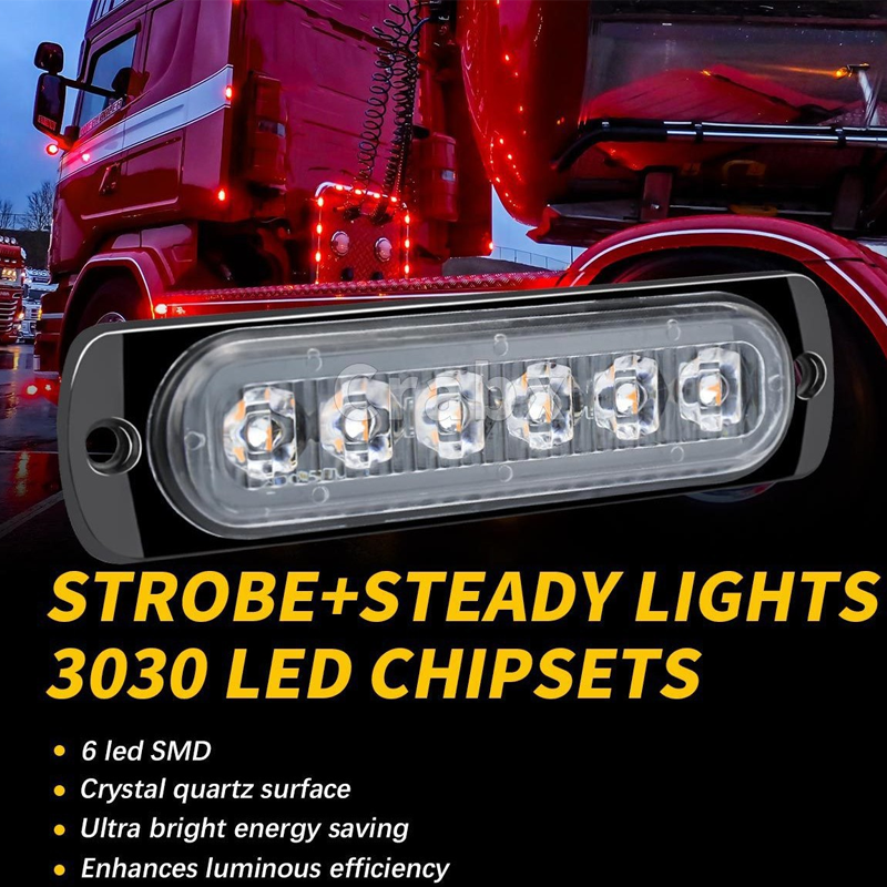 Waterdichte Stabiele en Stroboscoop LED-lamp voor Vrachtwagens en Motoren