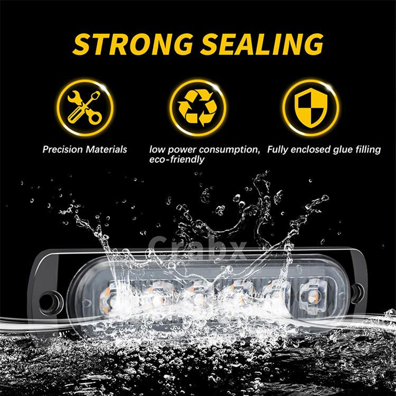 Waterdichte Stabiele en Stroboscoop LED-lamp voor Vrachtwagens en Motoren