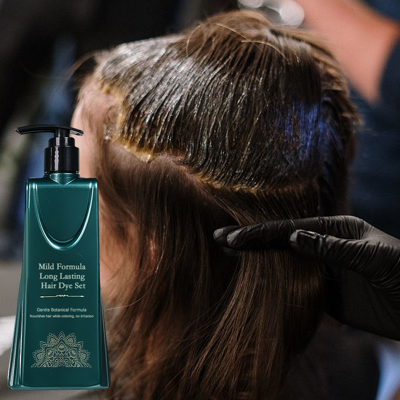 🚫Zeg vaarwel tegen schade door haarverf!🔥Milde formule Haarverfset met langdurig resultaat