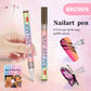 🎁Kerstcadeau! 50% Korting op 12-Kleurige Professionele Nail Art Penset – Ultraprecieze 0,7 mm Punt & Snel Droogend ✨💅
