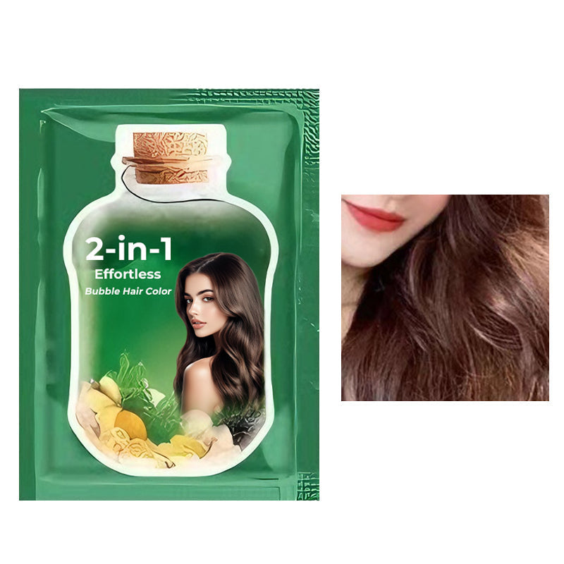 ✨ 50% KORTING! 2-in-1 Bubbel Haarverf — Zonder Gedoe, Zonder Schade, Direct Mooie Kleur 💁‍♀️