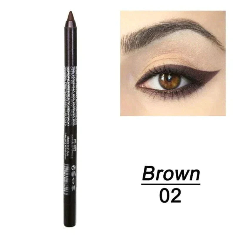 Langdurige Eyeliner Potlood Set - 13 Kleuren Waterdichte Oogmake-up