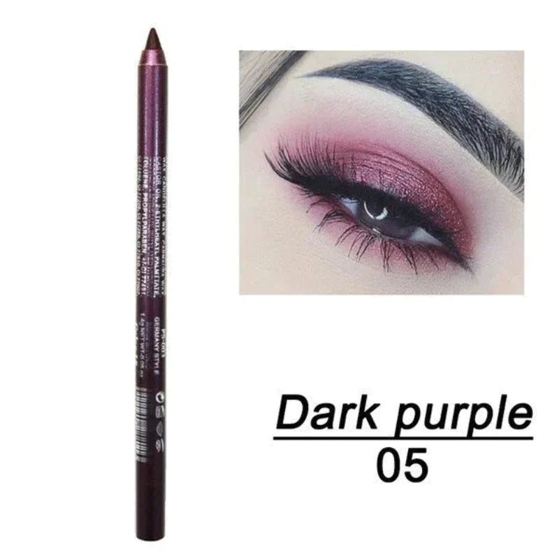 Langdurige Eyeliner Potlood Set - 13 Kleuren Waterdichte Oogmake-up