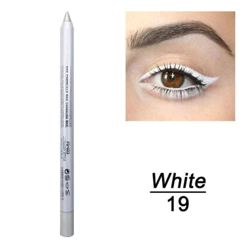 Langdurige Eyeliner Potlood Set - 13 Kleuren Waterdichte Oogmake-up