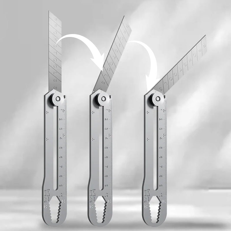 🔥 50% korting! Veelzijdig cuttermes met afbreekbaar mes – Multitool, schraper, sleutel & flessenopener in 1! 🔧✂️