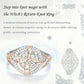 💖Elegant 2-Tone Celtic Knot Zircon Ring