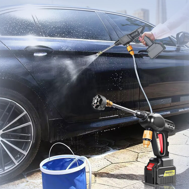 💦 Draadloze Draagbare Autowasmachine – 30 BAR Krachtige Reiniging Overal!