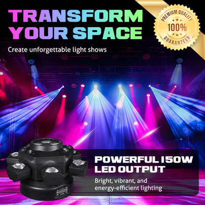 🎉  Multi-Beam LED-sfeerverlichting – Party Brilliance 🎇